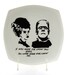 Wedding Bride Frankenstein Funny Gift or Ring Plate Alternative Goth Rock and Roll Kiss
