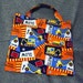 Book Lunch Small Tote N Gift Bag, Construction Workers Print