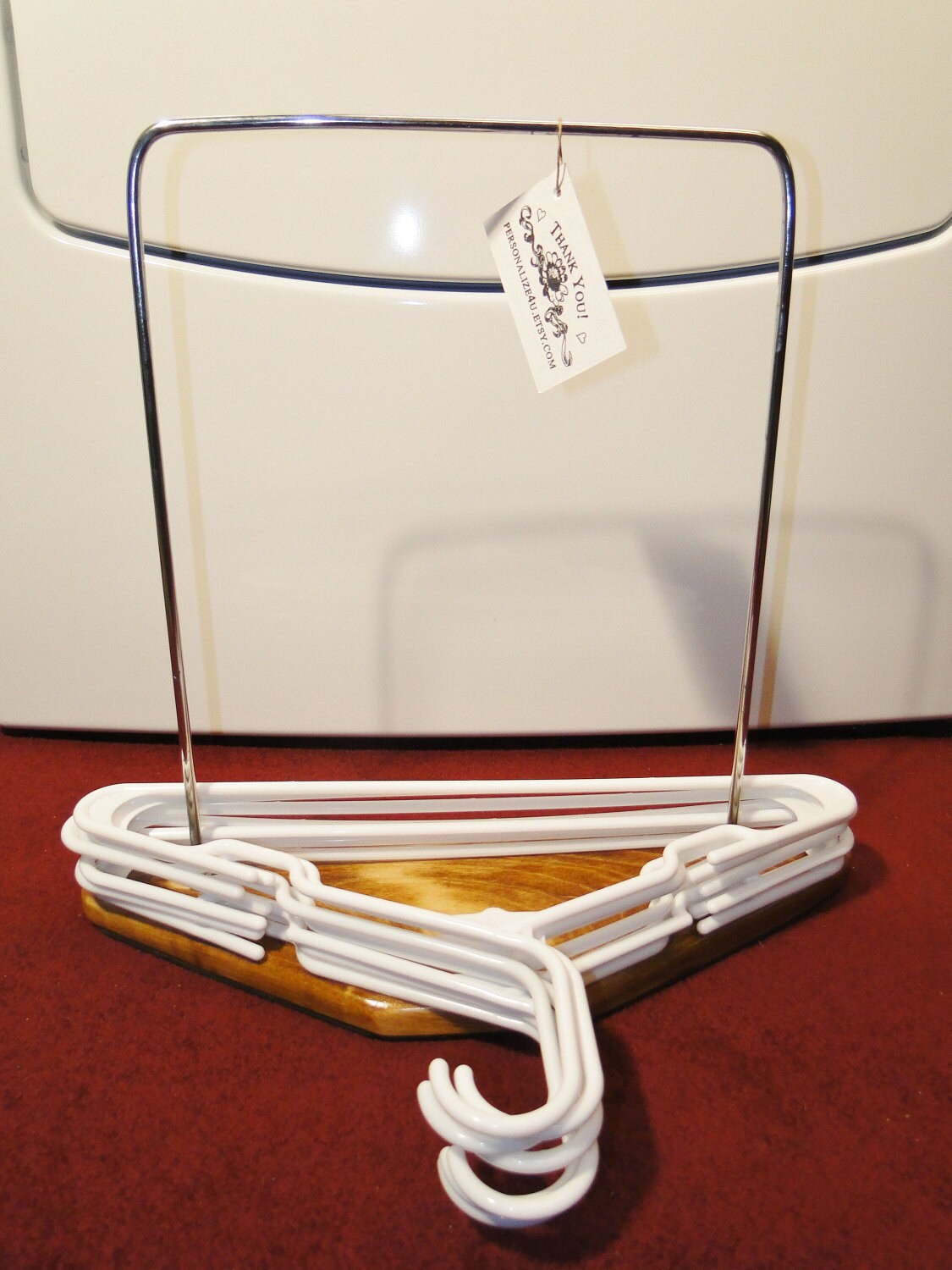 Clothes hanger  organizer  stand for the laundry room bedroom