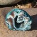 Turquoise Brown Geode