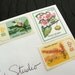Botanical I .. UNused Vintage Postage Stamps .. post 5 letters