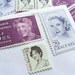 Ladies First .. Royalty .. UNused Vintage Postage Stamps .. post 5 letters