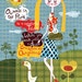 a walk with a duck - limited edition giclee print of an original illustration (8.5 x 11)