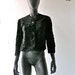 50s black designer jacket - Jay Thorpe New York - faux Persian lamb - 50s 60s Mad Men era high glam
