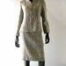 Mary McFadden silk tapestry jacqaurd day suit - size 10 - jacket and skirt - designer 1980s American couture