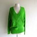 Vintage Oversized Green VNeck Sweater