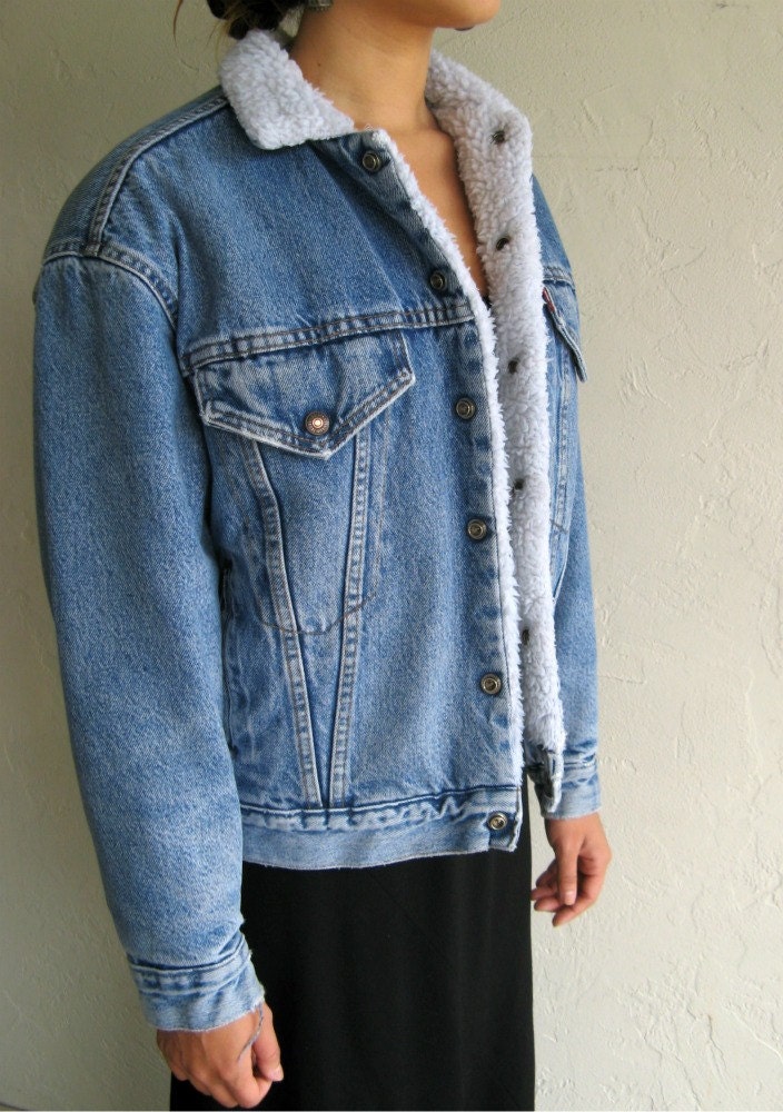 levis sherpa jean jacket womens