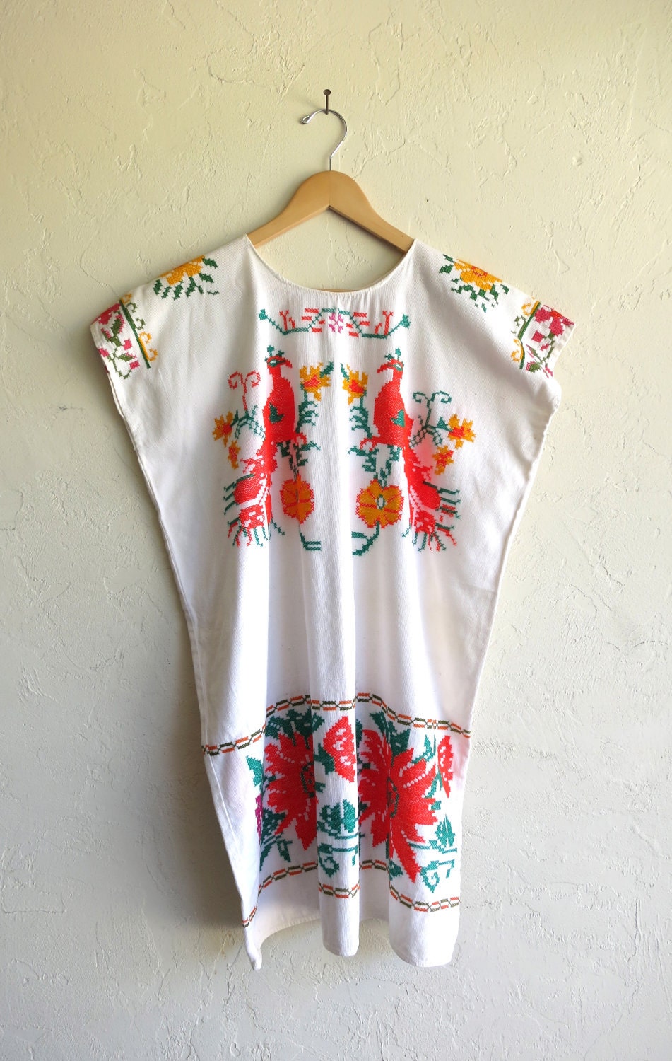 Embroidered Ethnic Shift Dress