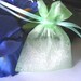 Cucumber Melon Scented Aroma Sachet Beads in Organza Bag - 3 bags weighing 1 oz each