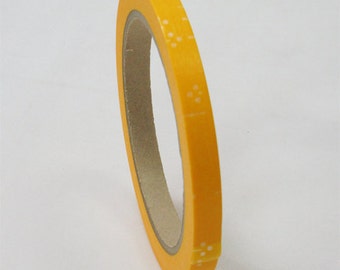 mt Washi Masking Tape - Yellow & White Flowers - Large core (35m roll)