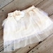 Layers of tulle little girl ruffle skirt available in sizes 3-6 months to 5T