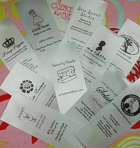 Need CPSIA tracking labels 100 Custom satin printed clothing