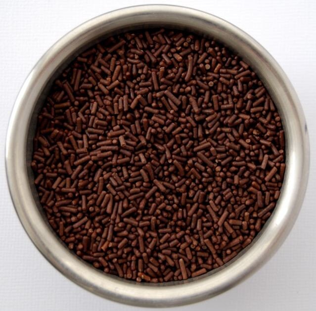 Vegan Organic Chocolate Sprinkles 4 ounces 1/4 by CupcakeSocial