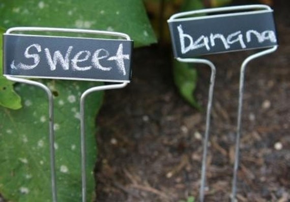 Chalkboard Metal Garden Markers 5