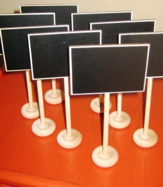 The Original Mini Chalkboard Stands Place Settings Food