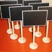 The Original Mini Chalkboard Stands --- Place Settings, Food Marker, Wedding Chalkboards, Buffet Labels