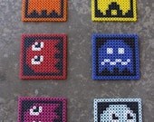 Items similar to Perler Bead Pac Man Coaster Set on Etsy