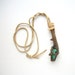 Vintage Tribal Statement Necklace. Bird Claw Stone Taxidermy. Turquoise.