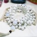 Pacifying 108 japa mala, Chinese white jade