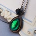 Emerald Teardrop Jewel Necklace