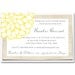 Clean, simple shower invitation, printed or digital, yellow and gray