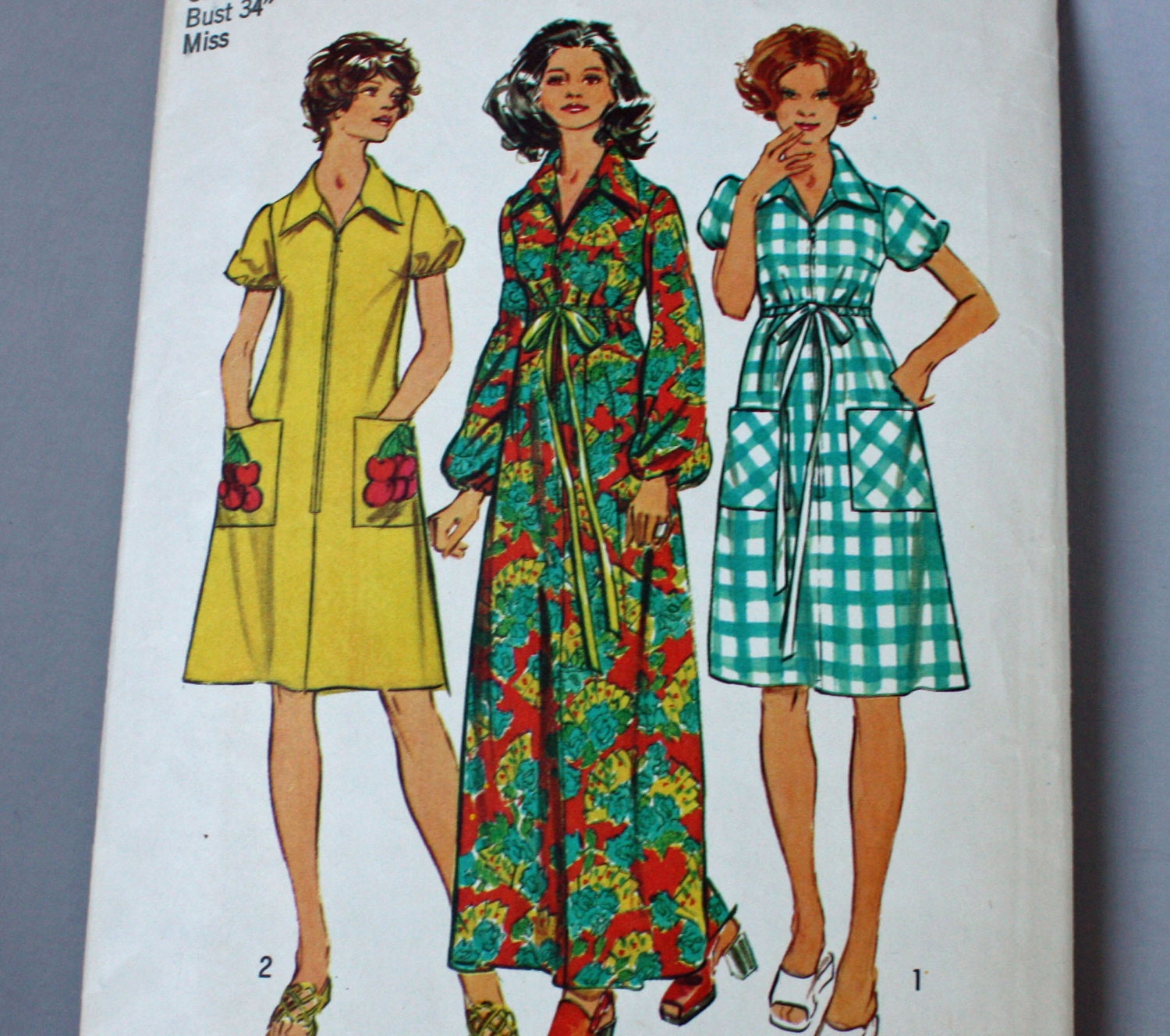Vintage 1970s Sewing Pattern Simplicity 5365 by Old2NewMemories