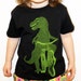 Dinosaur on a Bicycle - T-Shirt -Toddler - FREE SHIPPING - Available in 2T, 3T, 4T