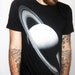 Saturn T Shirt - Black American Apparel - Geek - FREE SHIPPING - XS, S, M, L, XL, XXL