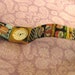 VINTAGE Nicole Miller watch TIME FLIES Expresso COFFE TIME motif EXCELLENT CONDITION