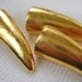 Golden Bear Claws Vintage Buttons - 8 Heavy Mid Century Metal - LAST in Stock