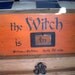 SALE - The Witch is IN - Potions Powders Spells 25 cents - Handpainted Wood Halloween Sign