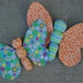 Set of 2 soft fabric Butterfly toys - Ready to SHIP