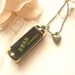 Harmonica Necklace -Black
