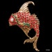 Vintage Fish Pin Thelma Deutsch 1980s