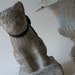 cement kitty cat