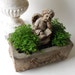 cement cherub planter - LOCAL pick up only