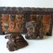 hold for t beth - two gargoyle tiles