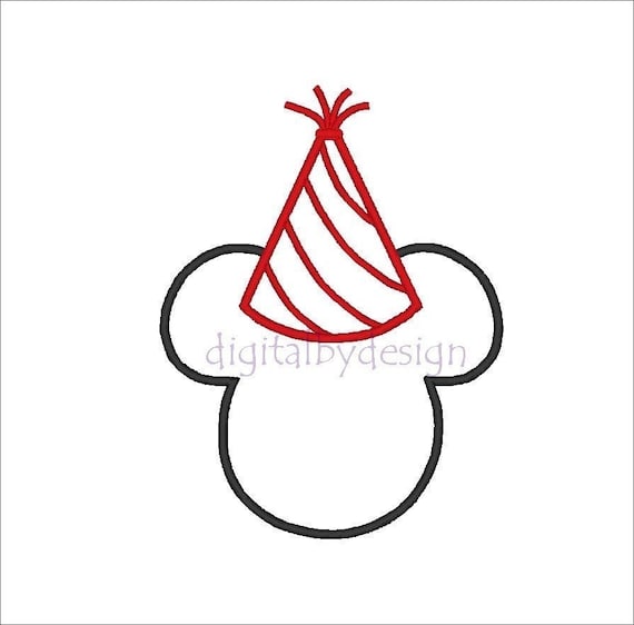 Items similar to Mickey Mouse Birthday Party Hat ...