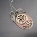 Family Tree Necklace - Personalized Necklace - Hand Stamped - Family Jewelry - Mother's Necklace