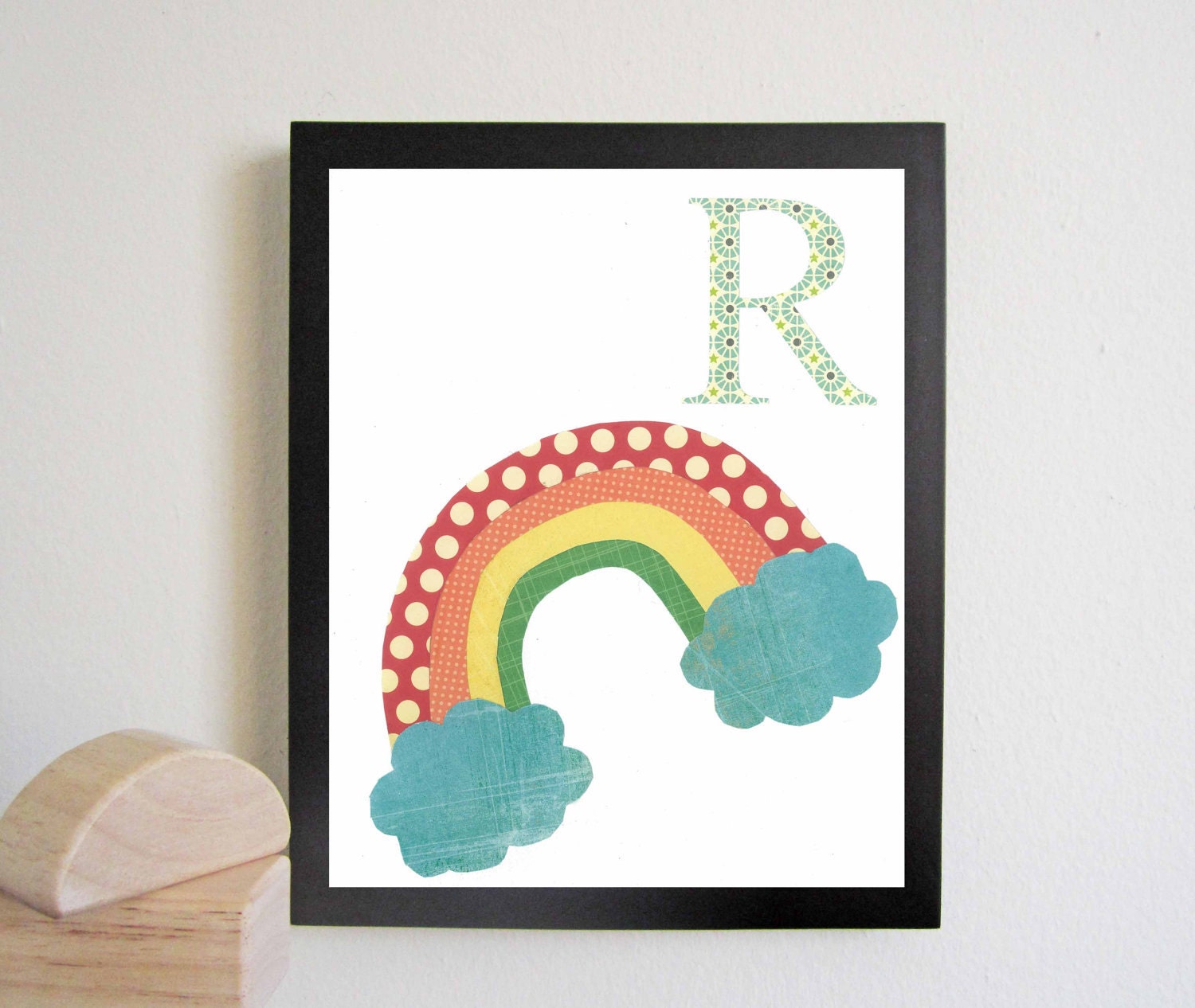 Alphabet Nursery Art Print Alphabet Art Letter R R is by justbunch
