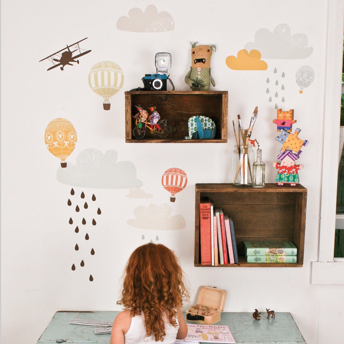 SALE Wall Decals Reusable and removable fabric stickers not