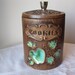 Vintage U.S.A. Treasure Craft Green Apple Cookie Jar