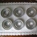 Lot of 6 Vintage Aluminum Mini Bundt Cake Jello Ring Molds Pans