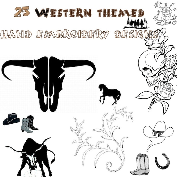 25 western hand embroidery designs 25 western hand embroidery designs