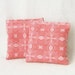 Scented Drawer Sachets, Pink Coral Geometric, Organic Lavender, Natural