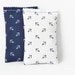 Anchor, Botanical Sachets, Navy White, Scented Drawer Sachets, Set of 2