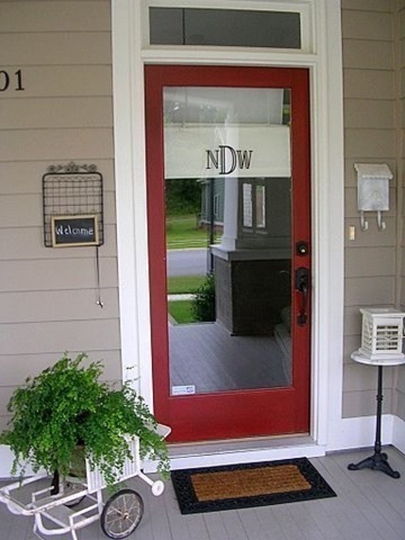 Vinyl Door Decor