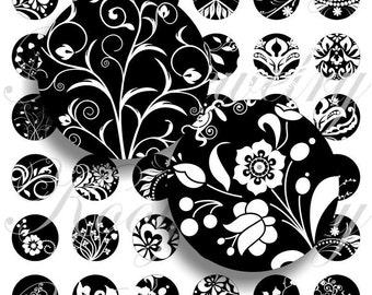 Black and White Images Digital Collage Sheet Instant