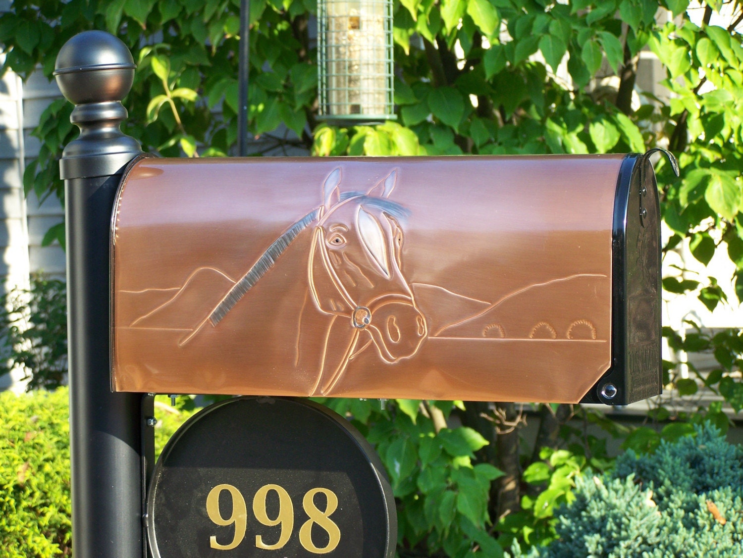 Horse Head Mailbox by WeaverCopperDesigns on Etsy