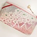Peony Garden Clutch Bag Made From Vintage Obi
